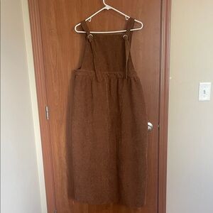 SHEIN Brown Long Sleeve Dress